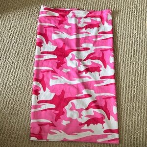 Neck gaiter -pink camouflage - size, one size